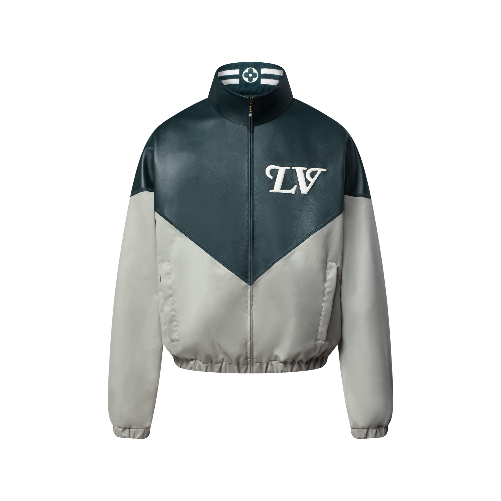 Graphic Leather Mix Tracktop - Ready-to-Wear | LOUIS VUITTON